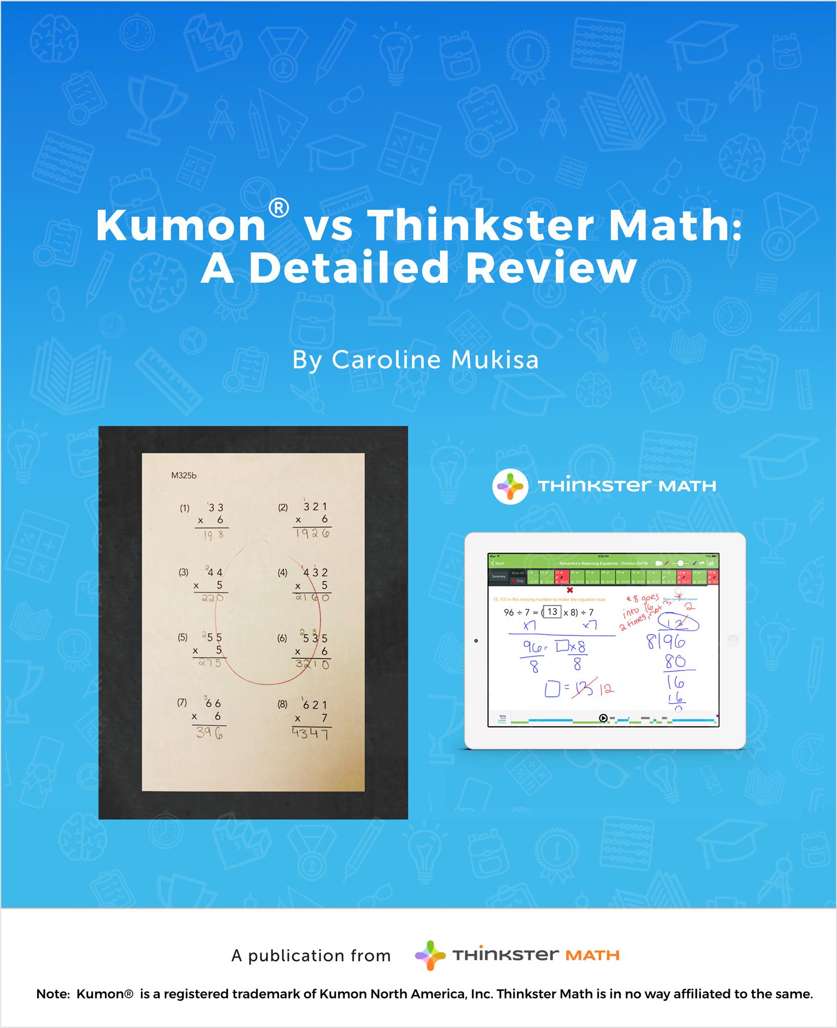 Kumon vs Thinkser Math